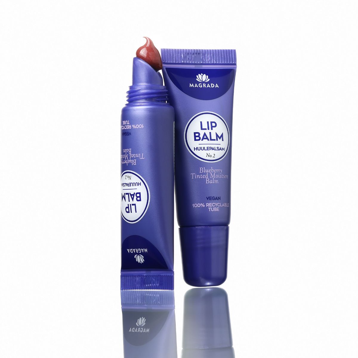 Lip Balm Peach Plump/Blueberry Tinted - Duo