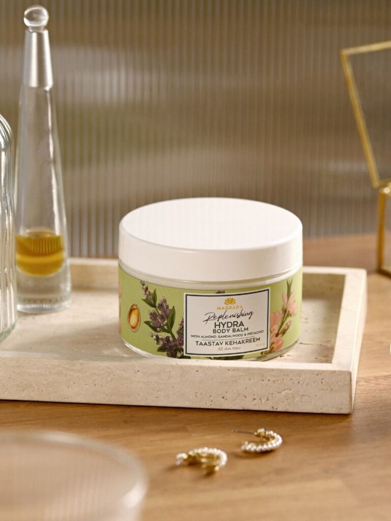 LAUREN x MAGRADA Hydra Body Balm mit Mandel, Sandelholz und Pistazie