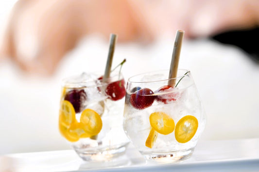 Schilf Trinkhalme 20cm - SUTU 4er Pack - Set mit Bürste