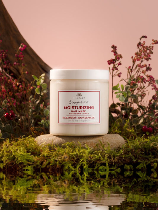 Rhabarber-Haarmaske mit Rizinusöl - Deep Moisture Rhubarb Hair Mask