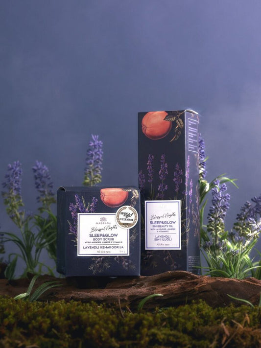 Sleep & Glow Lavendel Körperpeeling mit Grapefruitöl