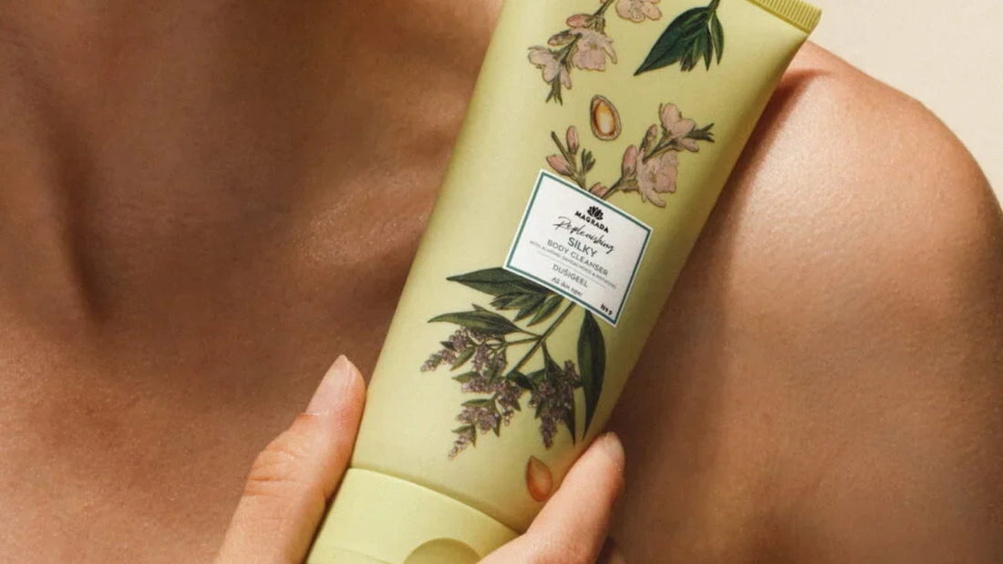 Luxus Duschgel LAUREN x MAGRADA Silky Body Cleanser mit Mandel, Sandelholz und Pistazie