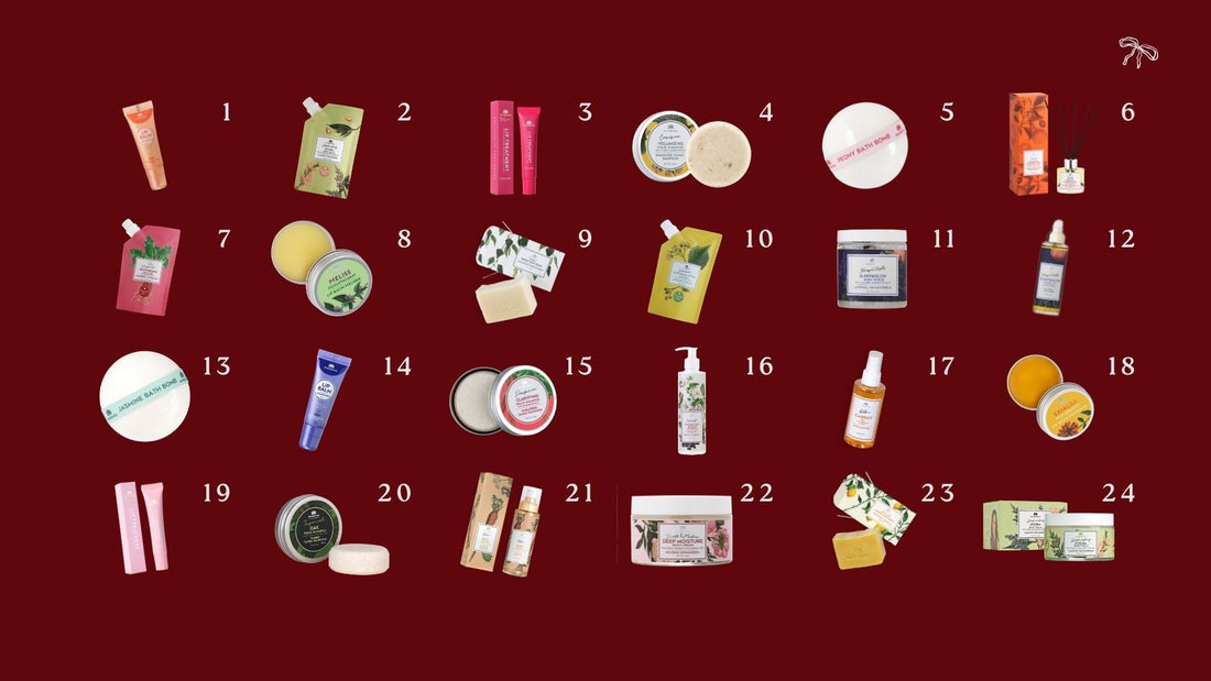 Adventskalender mit Naturkosmetik von LACARLA – 24 kleine Geschenke ohne Süßigkeite