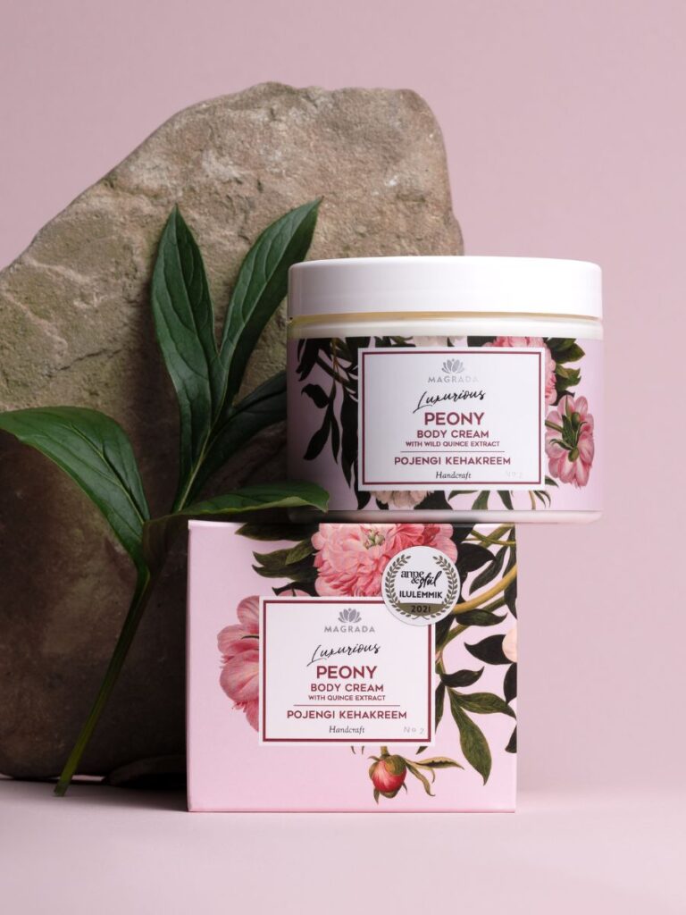 Pfingstrose - Peony Body Cream mit Quittenextrakt und Hyaluronsäure