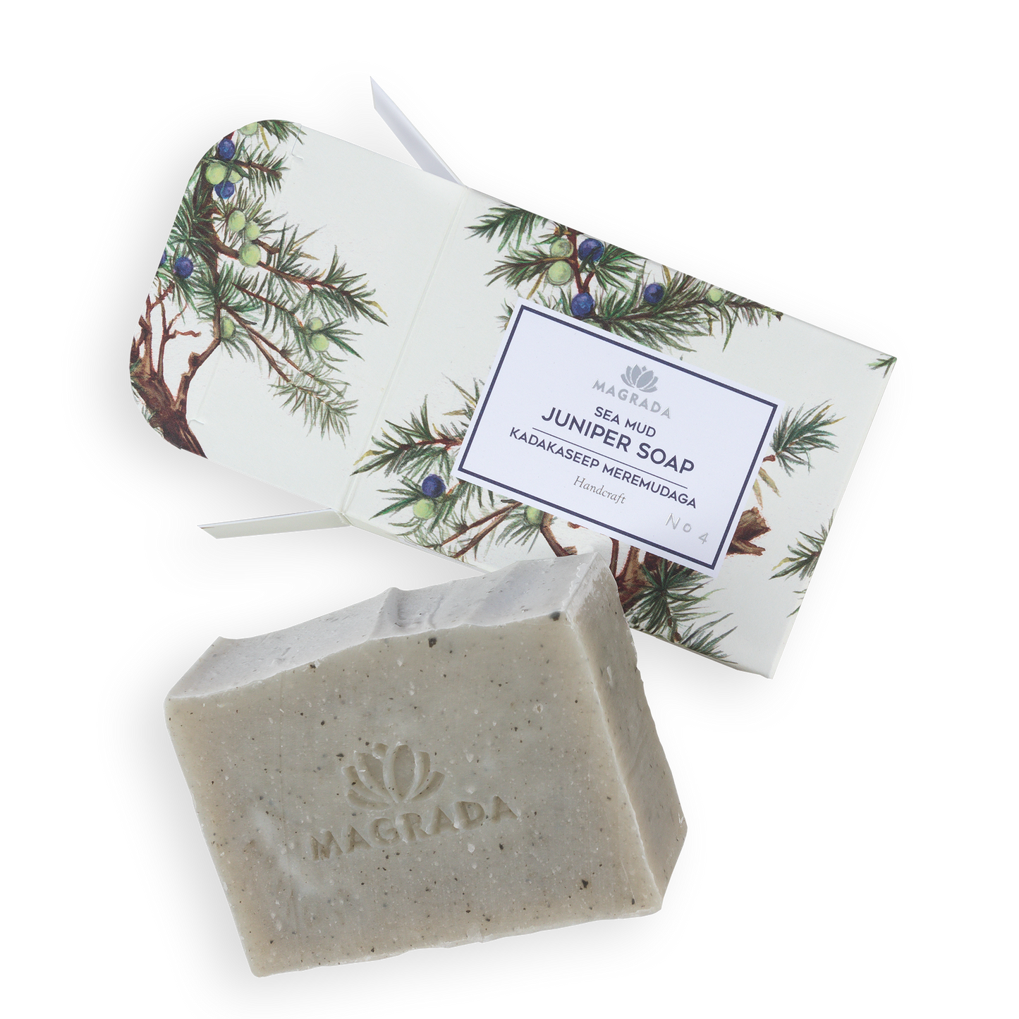 Juniper Soap mit Sea Mud - Wacholder & Meeresschlamm