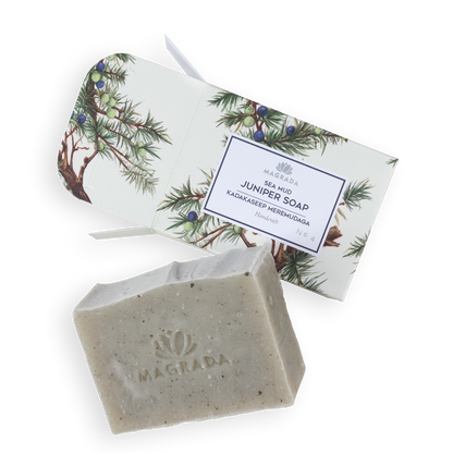 Juniper Soap mit Sea Mud - Wacholder & Meeresschlamm