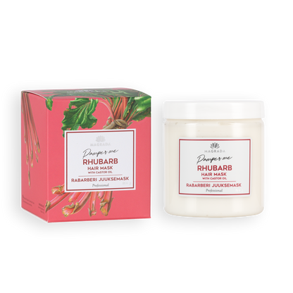 Rhabarber-Haarmaske mit Rizinusöl - Deep Moisture Rhubarb Hair Mask