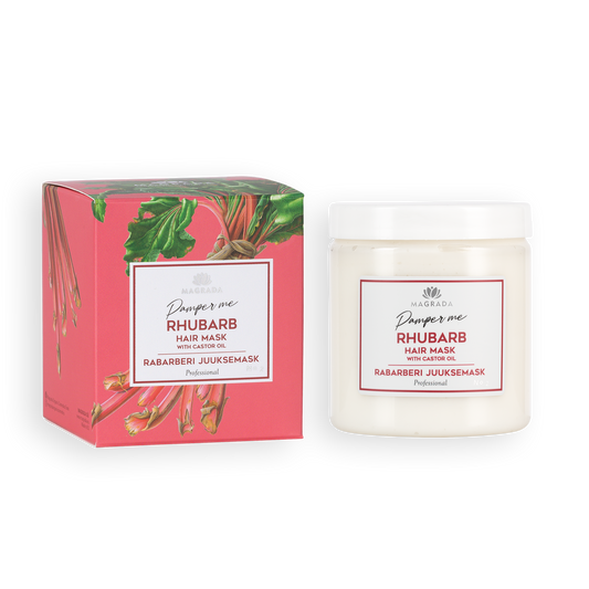 Rhabarber-Haarmaske mit Rizinusöl - Deep Moisture Rhubarb Hair Mask