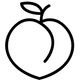 Saftige Pfirsichnoten