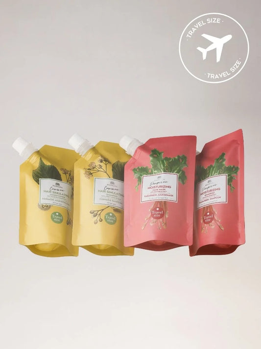 Haarpflege Reiseset - Shampoo, Conditioner & Haarmaske