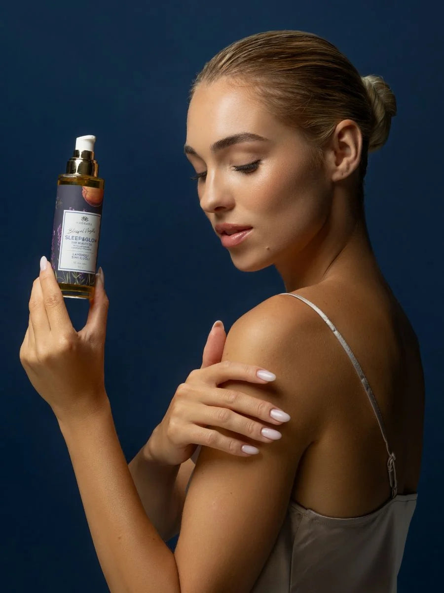 Lavendel Körperöl - Magrada 5in1 Beauty Öl Textur