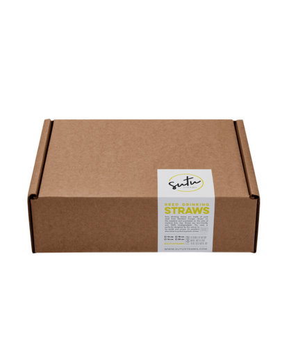 Schilf Trinkhalme 20cm - SUTU 200er Pack - Single Use