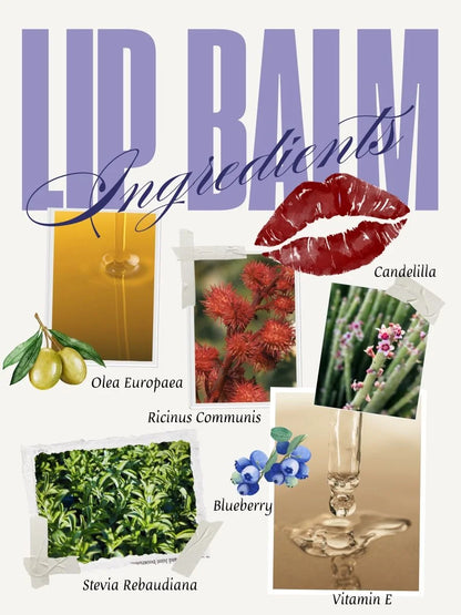 Blueberry Tinted Lip Balm - Getönte, vegane Lippenpflege