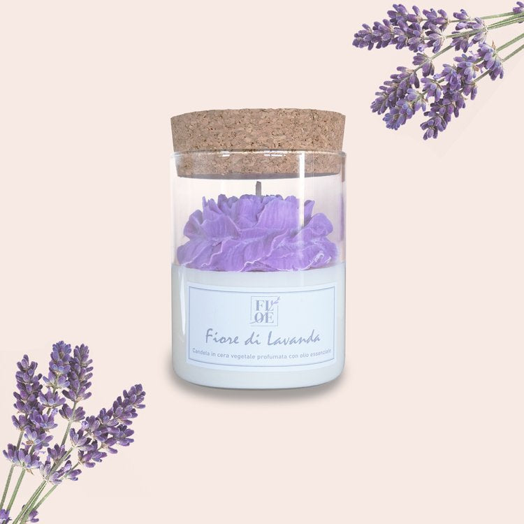 Lavendel Blütenkerze - FLOE Fiore di Lavanda