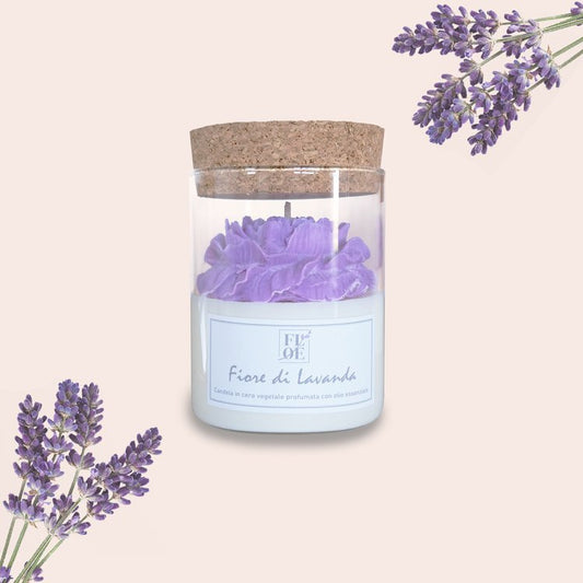 Lavendel Blütenkerze - FLOE Fiore di Lavanda