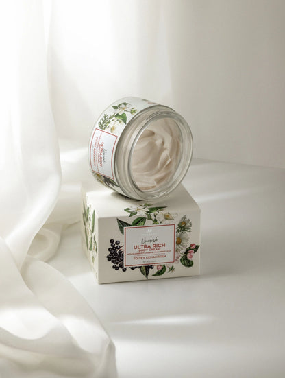 Naturkosmetik Körpercreme mit Hyaluron und Jasmin