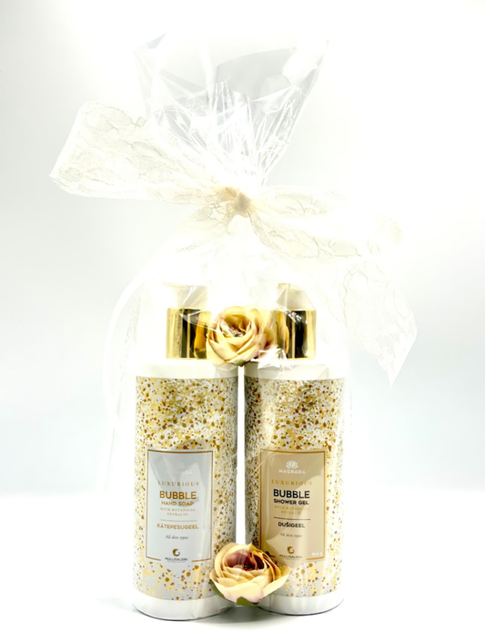 Champagner Geschenkset - Luxus Duschgel & Handseife