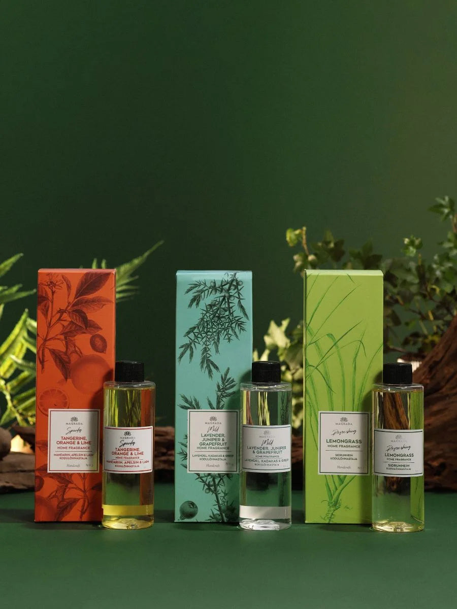 Magrada Kollektion natürlicher veganer Raumdüfte