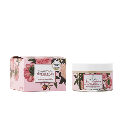 Pfingstrose - Peony Body Cream mit Quittenextrakt und Hyaluronsäure