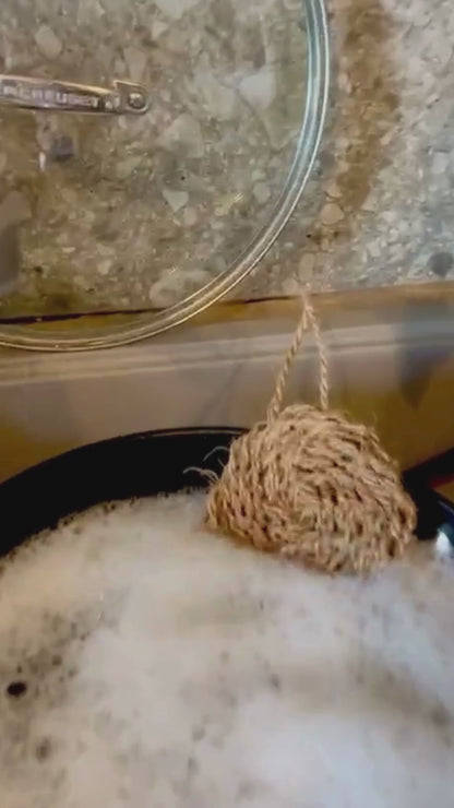 Kokos Schwamm Ø 9 cm - Ein Stück Natur in Ihrer Küche
