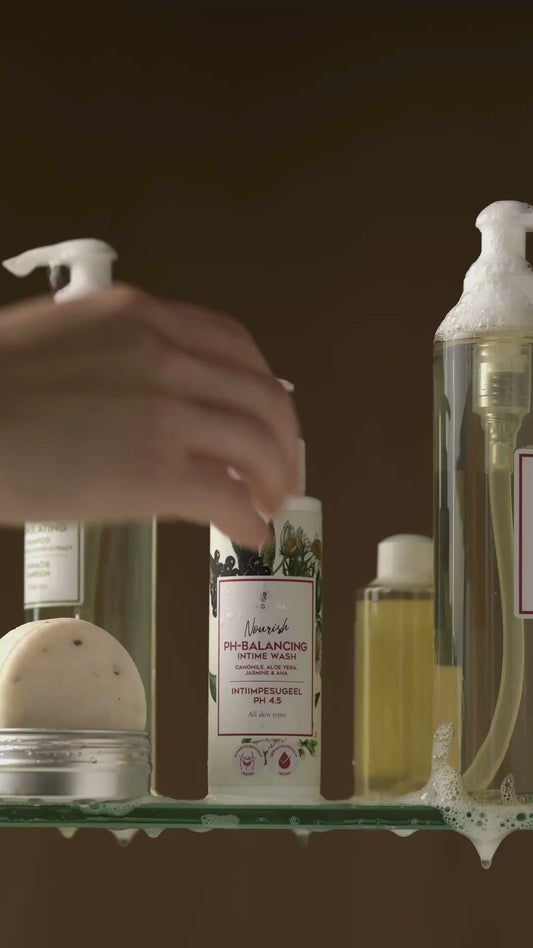 Intimwaschgel mit Kamille, Aloe Vera, Jasmin & Milchsäure pH 4,5