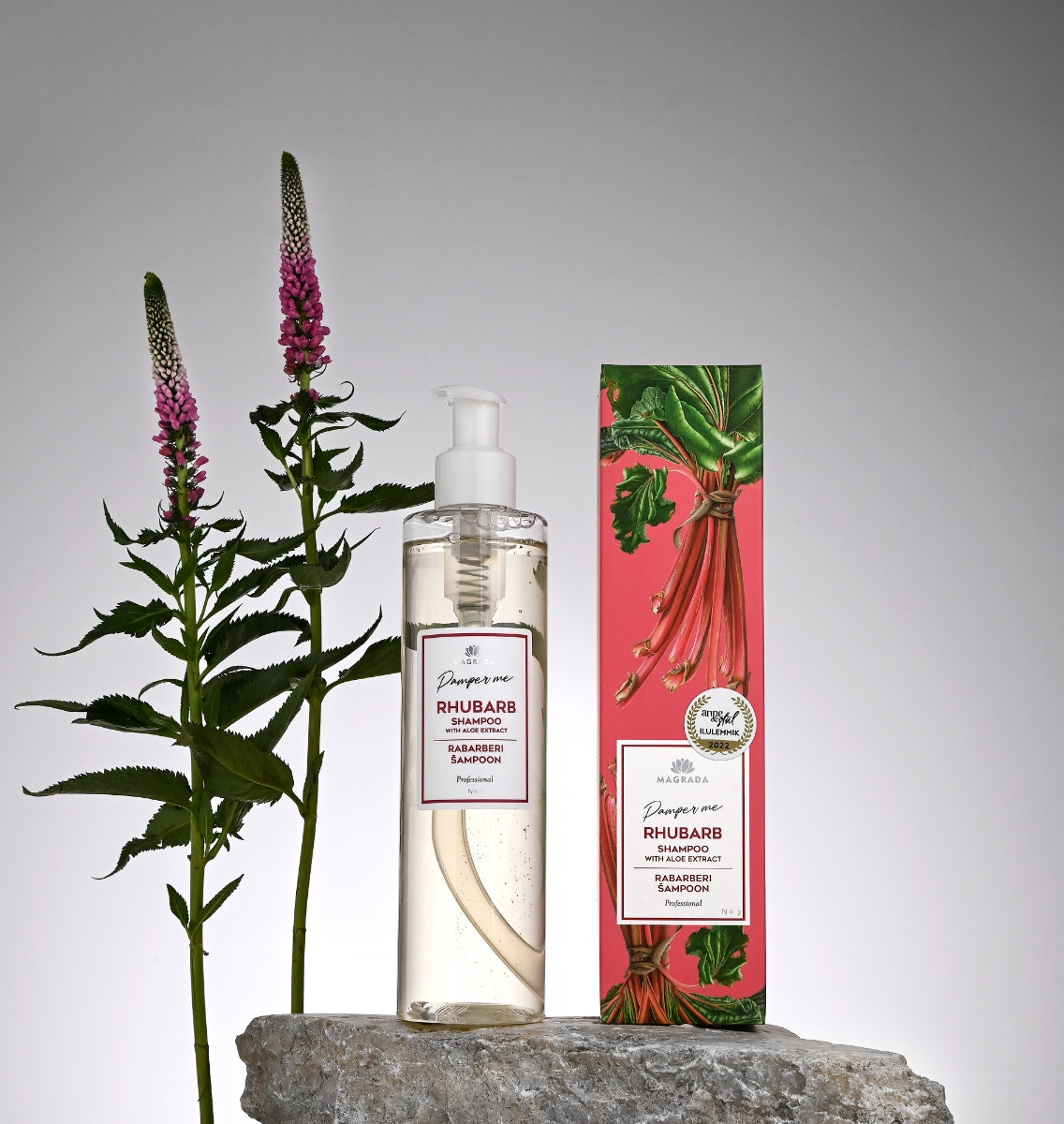 LACARLA Rhabarber Feuchtigkeitsshampoo mit Aloe Vera von MAGRADA