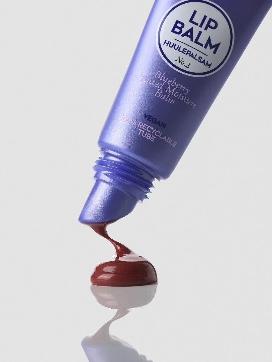 Getönter Blueberry Lip Balm - vegane Lippenpflege mit Farbe